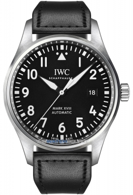 Buy this new IWC Pilot's Watch Mark XVIII 40mm iw327009 mens watch for the discount price of £3,681.00. UK Retailer.